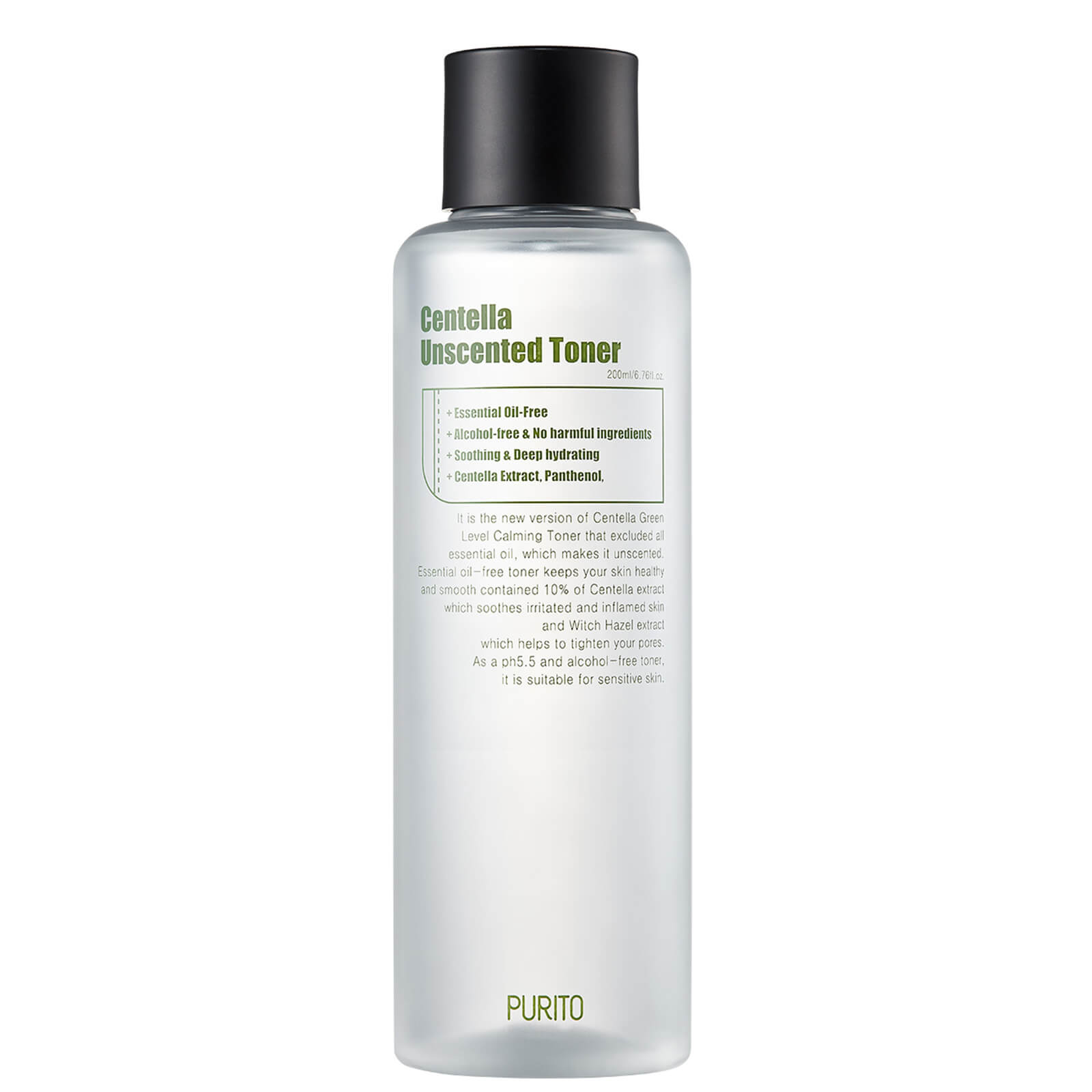 PURITO Centella Unscented Toner 200ml