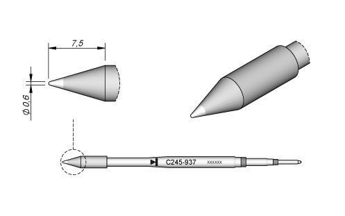 Jbc C245937 Saldatura Punta Per T245