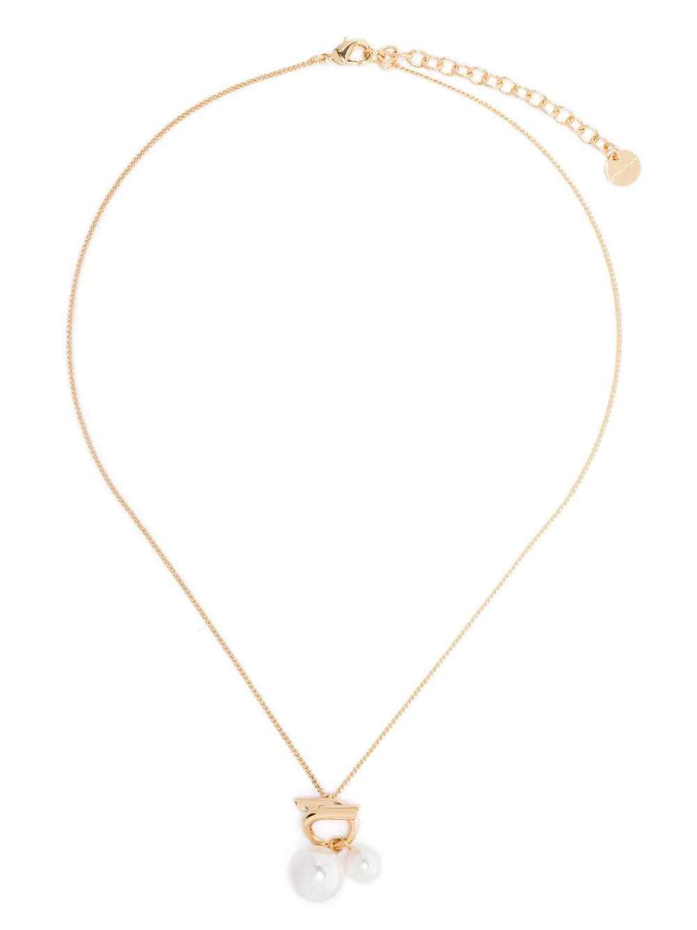 Ferragamo Double pearl necklace - Oro