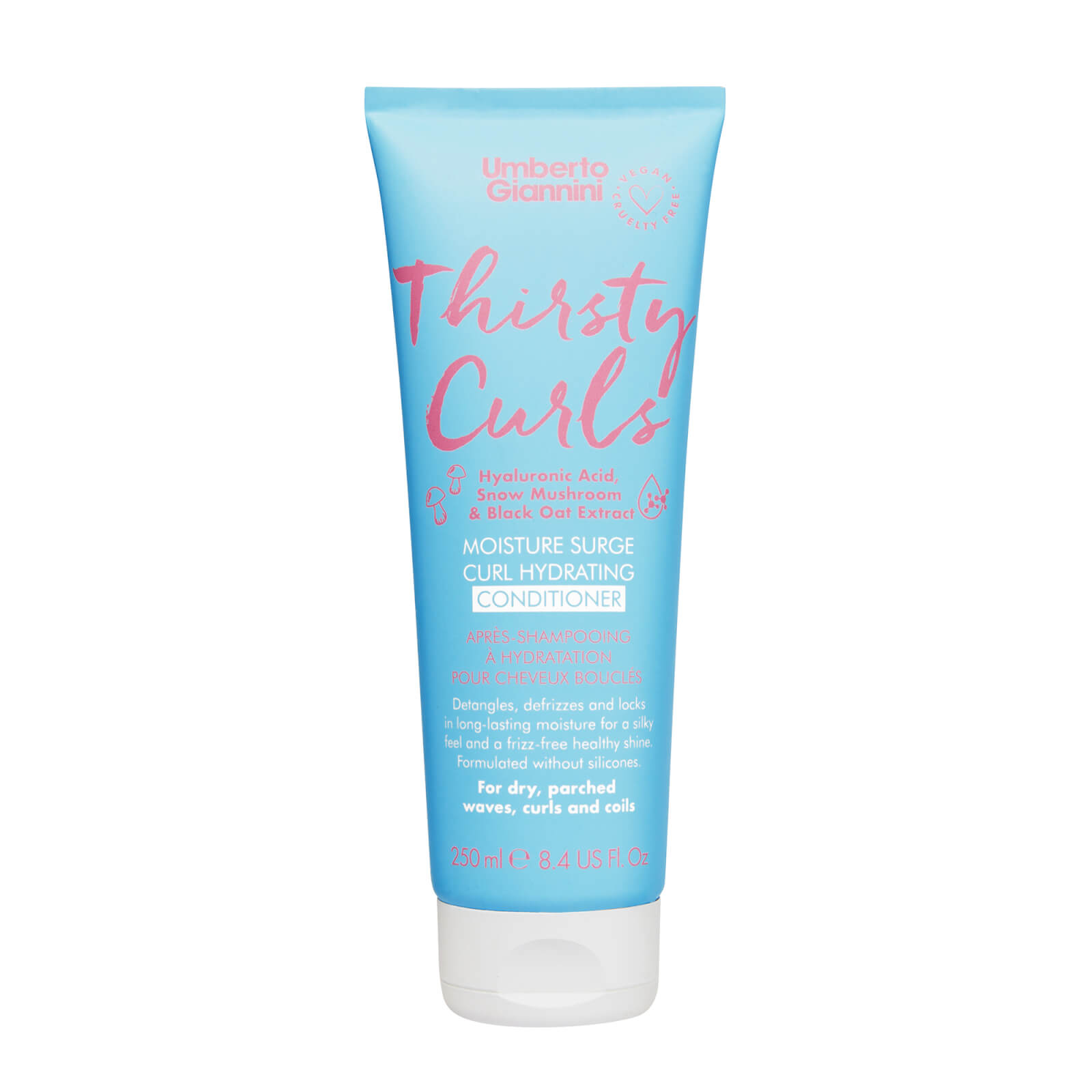 Umberto Giannini Thirsty Curls Moisture Surge Curl Hydrating Conditioner 250ml