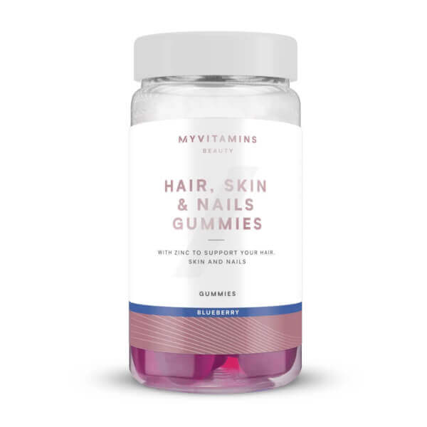 Myvitamins Hair Skin and Nails Gummies - 60Gummies - Mirtillo