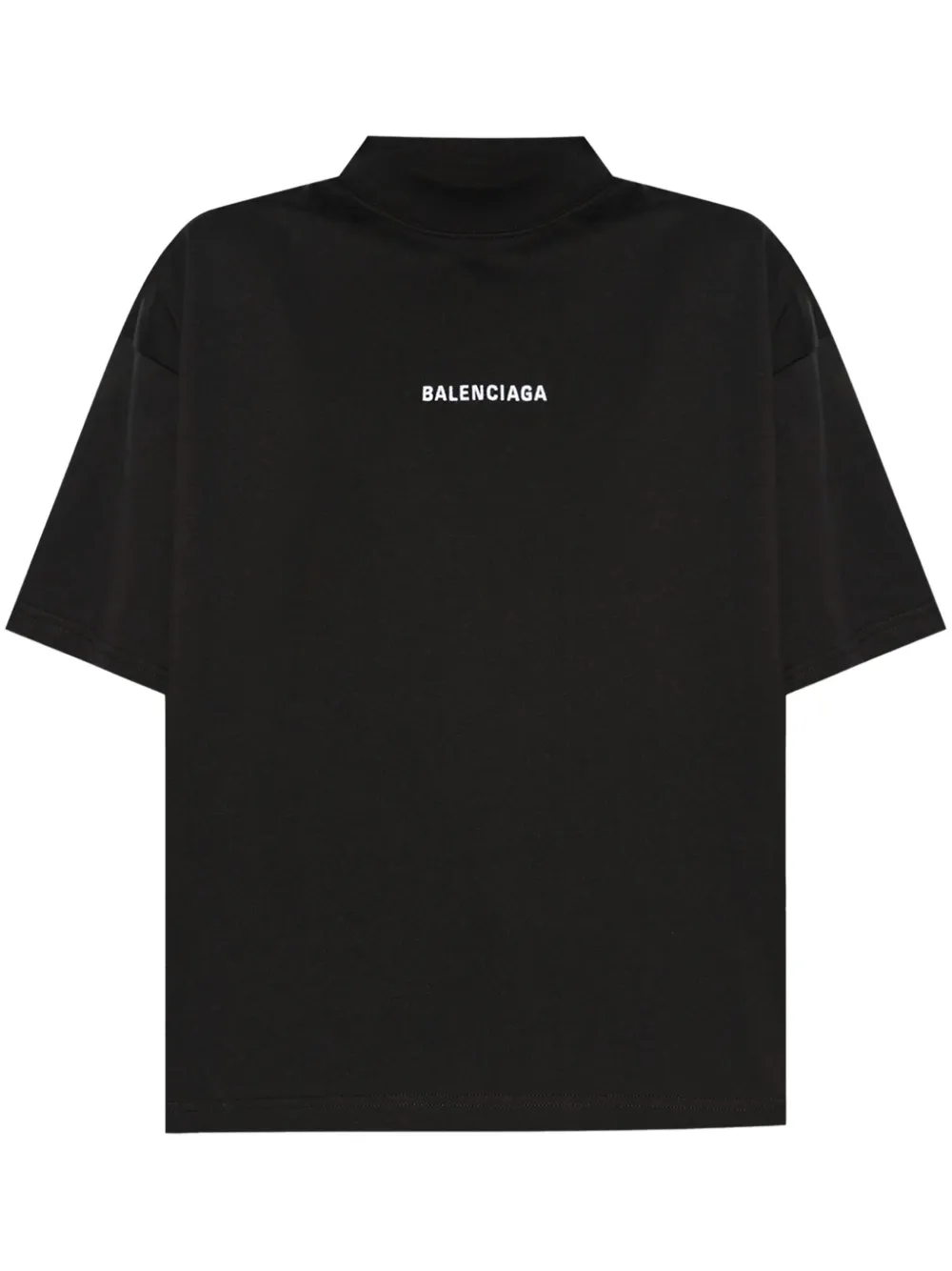Balenciaga logo-embroidered T-shirt - Nero