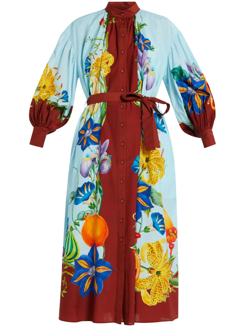 ALEMAIS Dahlia maxi dress - Blu