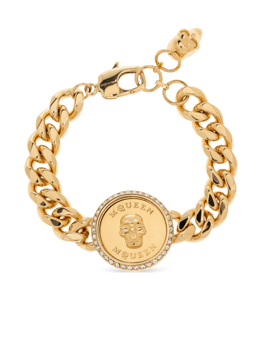 Alexander McQueen Sovereign Skull bracelet - Oro