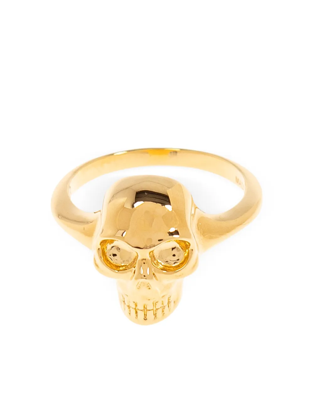 Alexander McQueen Skull ring - Oro