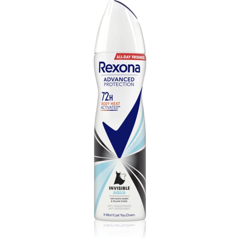 Rexona Advanced Protection Invisible Antitraspirante Spray 72 Ore Aqua 150 Ml