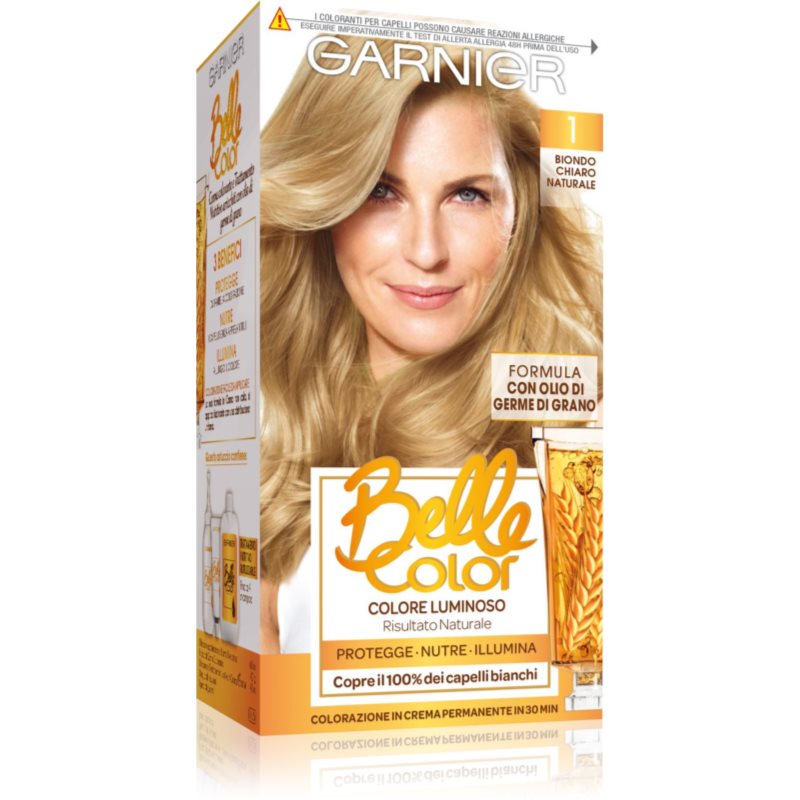 Garnier Belle Color Belle Color Hair Dye Tinta Per Capelli Colore Biondo Chiaro Naturale 1 Pz