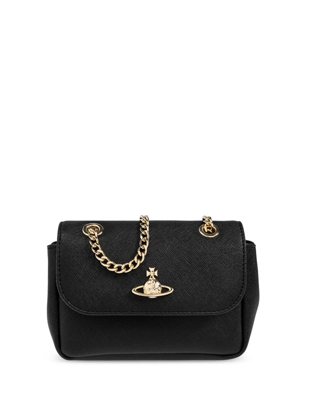 Vivienne Westwood Orb-plaque shoulder bag - Nero