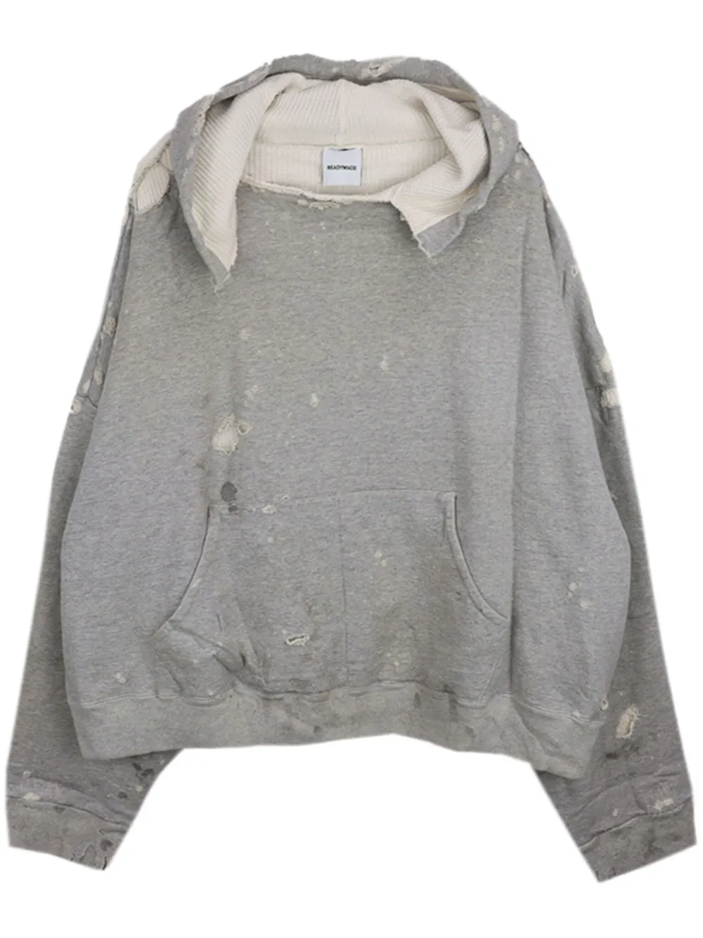 Readymade distressed hoodie - Grigio