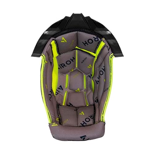 Airoh Cuff/Crownpadd.Twist 3 Grey/Yell. S