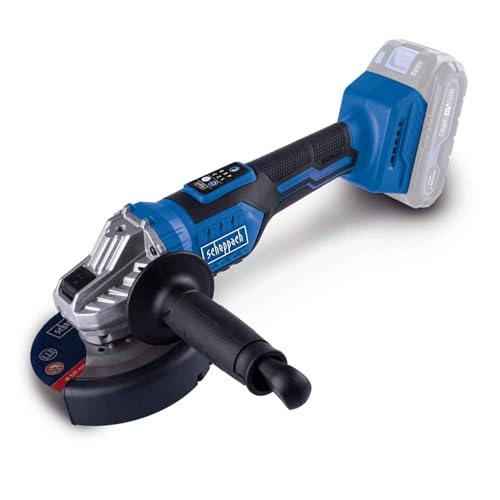 Smerigliatrice Angolare Senza Spazzole - Scheppach - 20V Ixes - 125 Mm - Senza Batteria N� Caricabatterie - Bc-Ag125-X