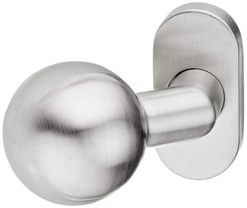 Marchesi 4126.420.207.S-Er-Uk Fest Pomello Per Porta In Acciaio Inox, Con Rosetta Ovale