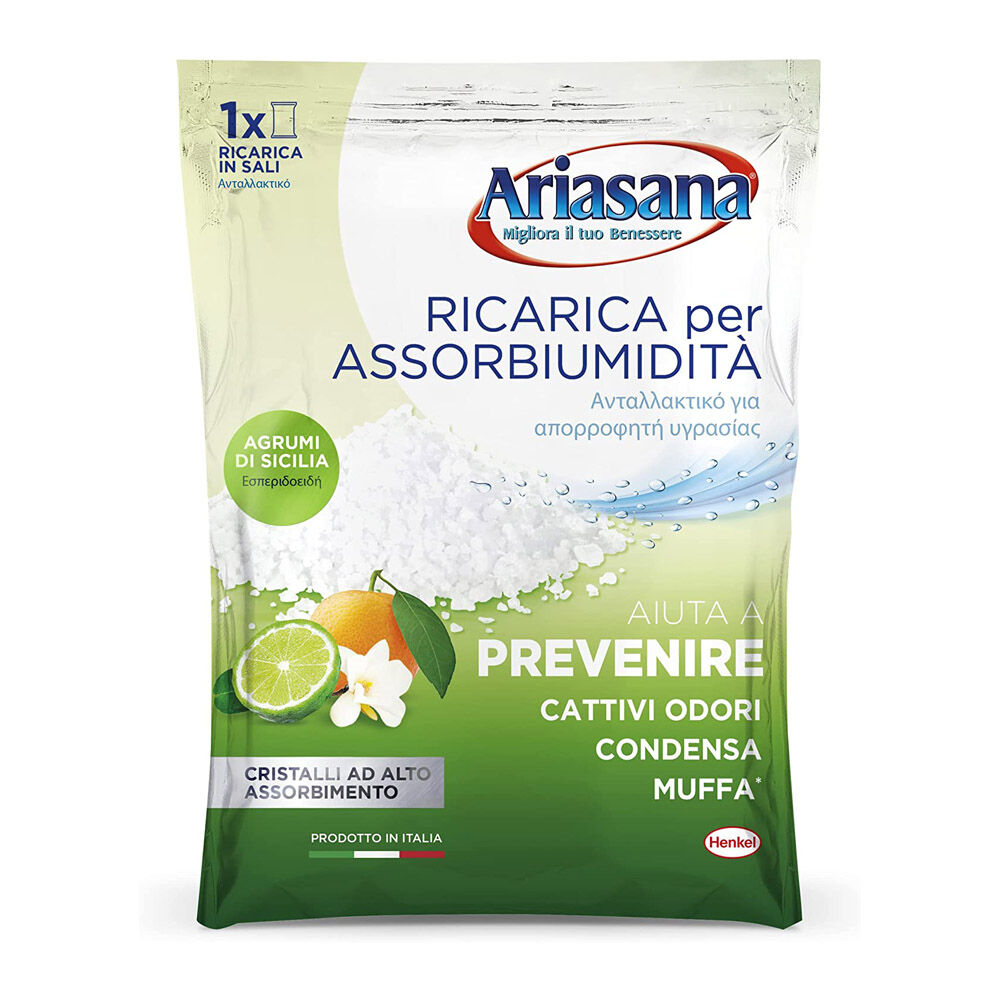 Ariasana Stop Umidità Agrumi di Sicilia 450 g 3 Ricariche - -