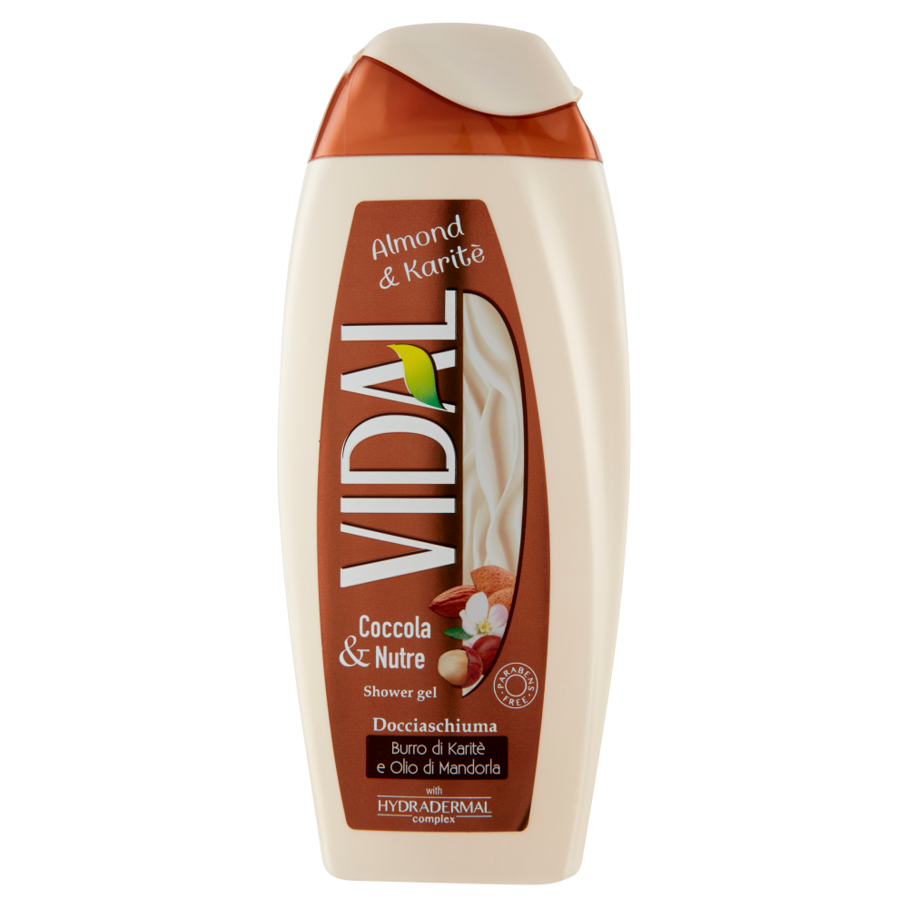 Vidal Almond & Karitè Docciaschiuma Burro di Karitè e Olio di Mandorla 250 ml - -