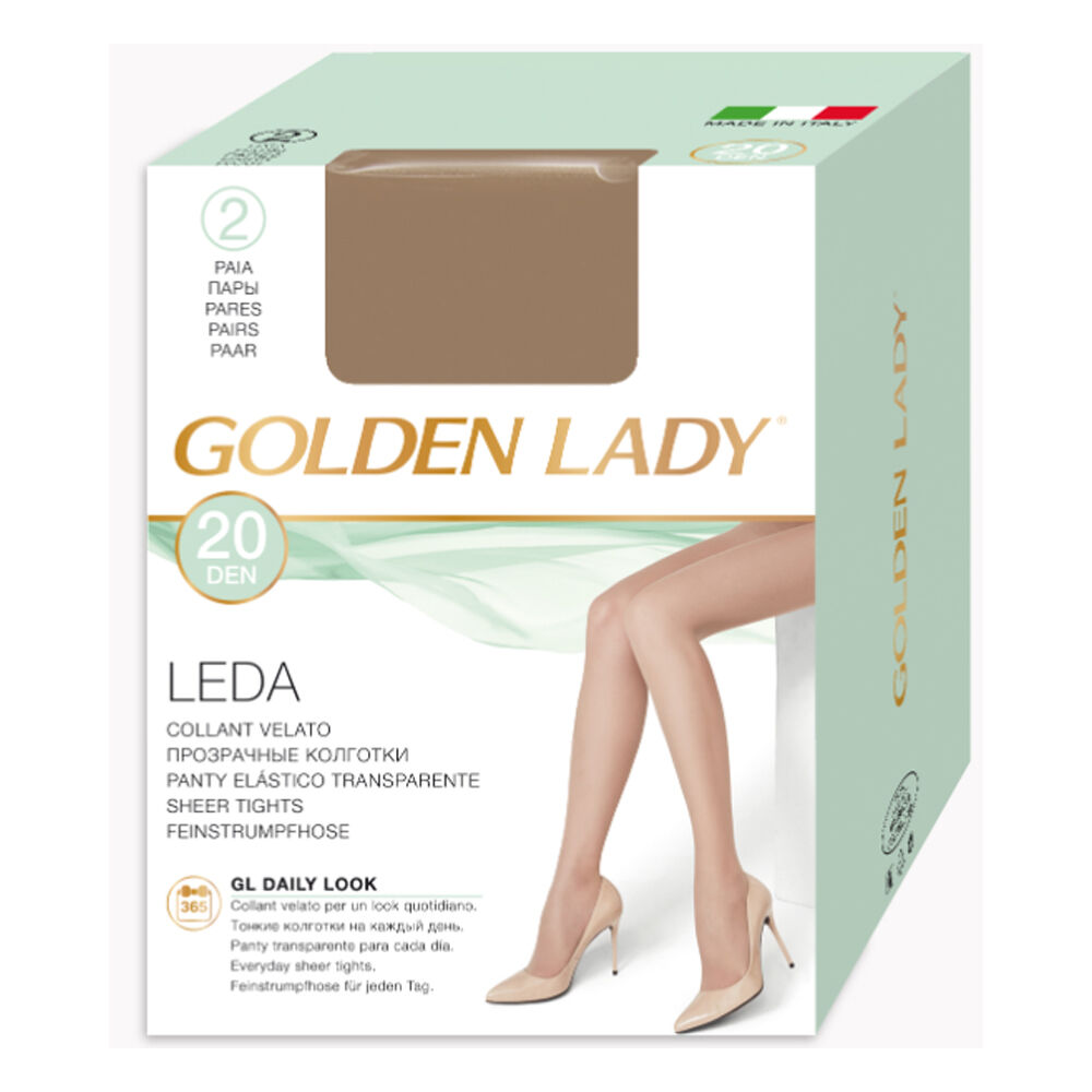 Golden Lady Collant Leda Daino Taglia 4 2 Paia - -