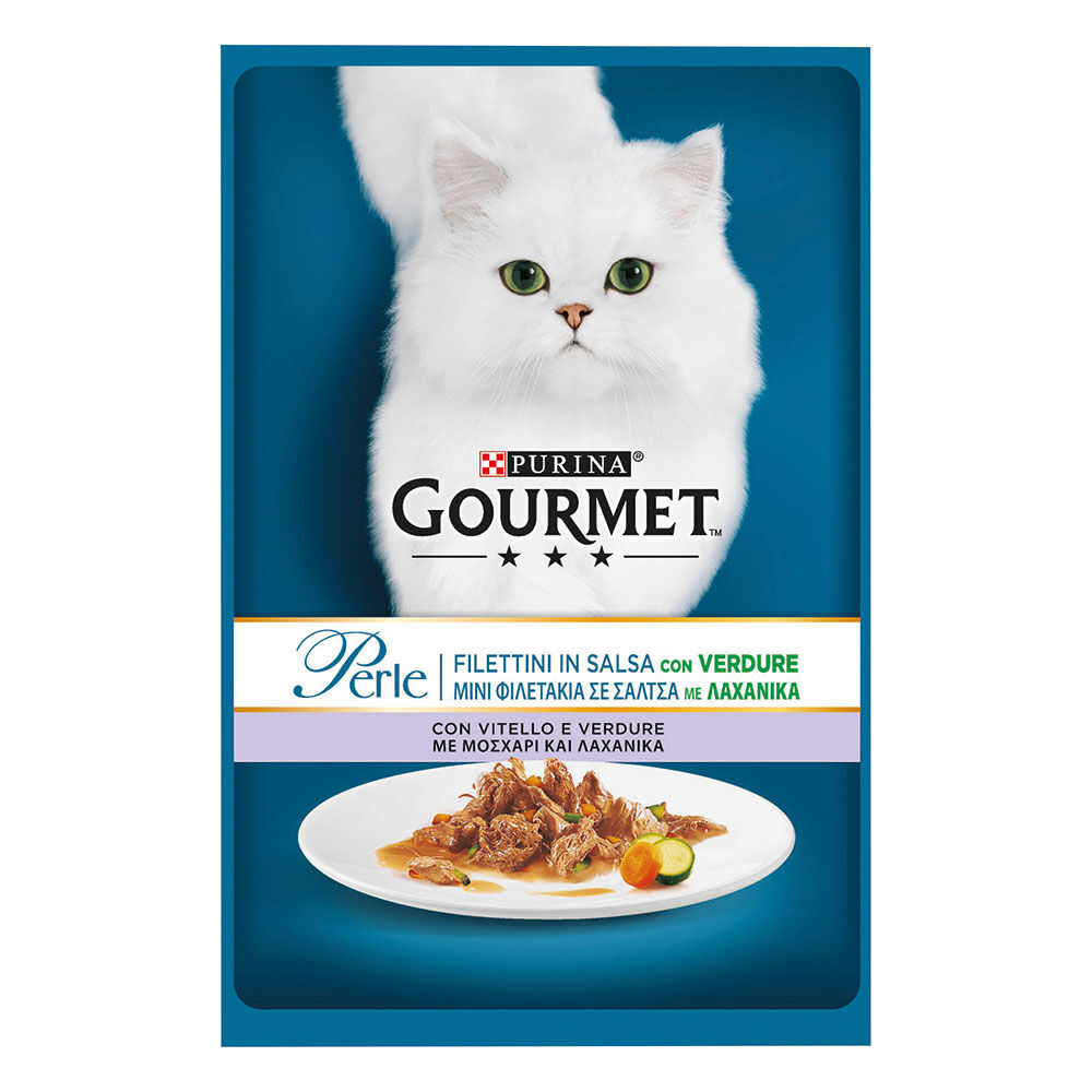 Gourmet Perle Filettini con Vitello e Verdure 85 g - -