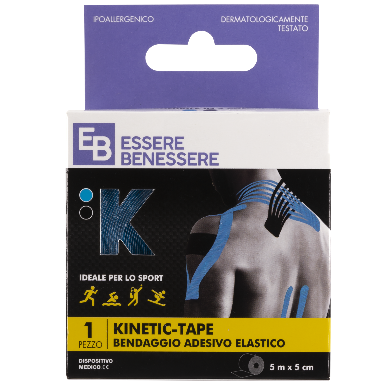 Essere Benessere Kinetik Blu/NEro5mx5cm 1pz - -