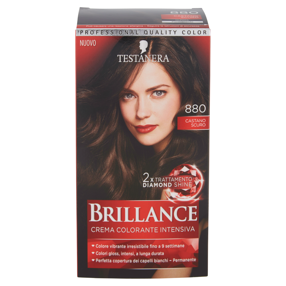 Brillance Crema Colorante Intensiva Castano Scuro N.880 - -