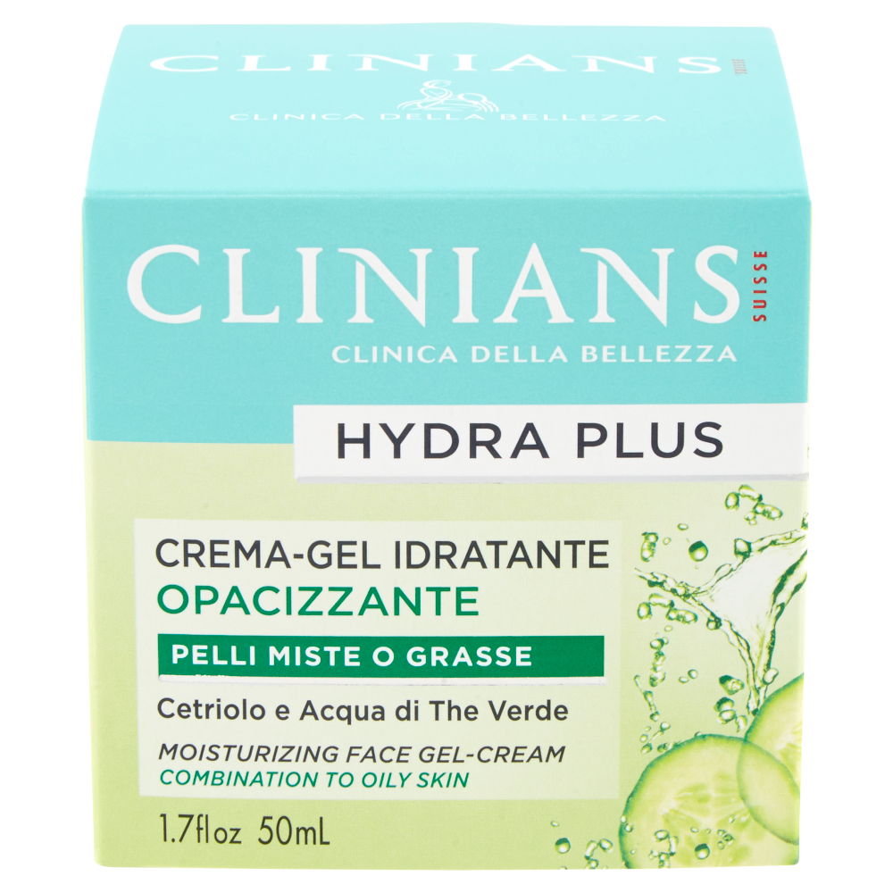 Clinians Hydra Plus Crema-Gel Idratante Opacizzante 50 ml - -