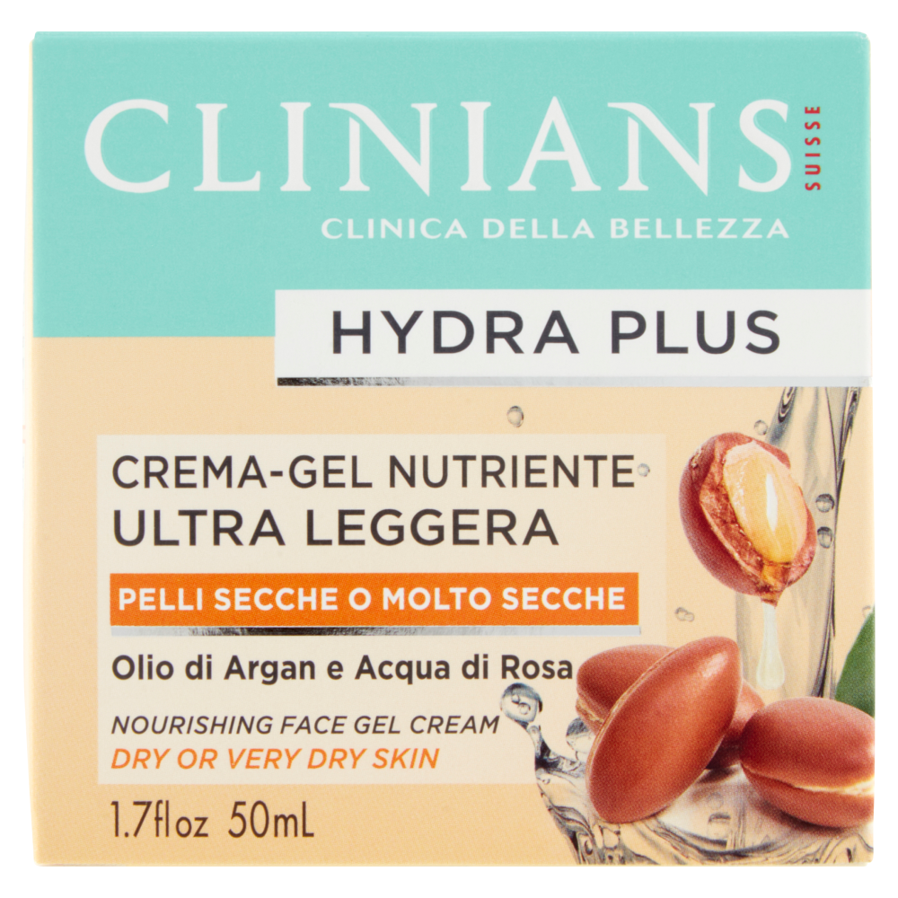 Clinians Hydra Plus Crema-Gel Nutriente Ultra Leggera 50 ml - -