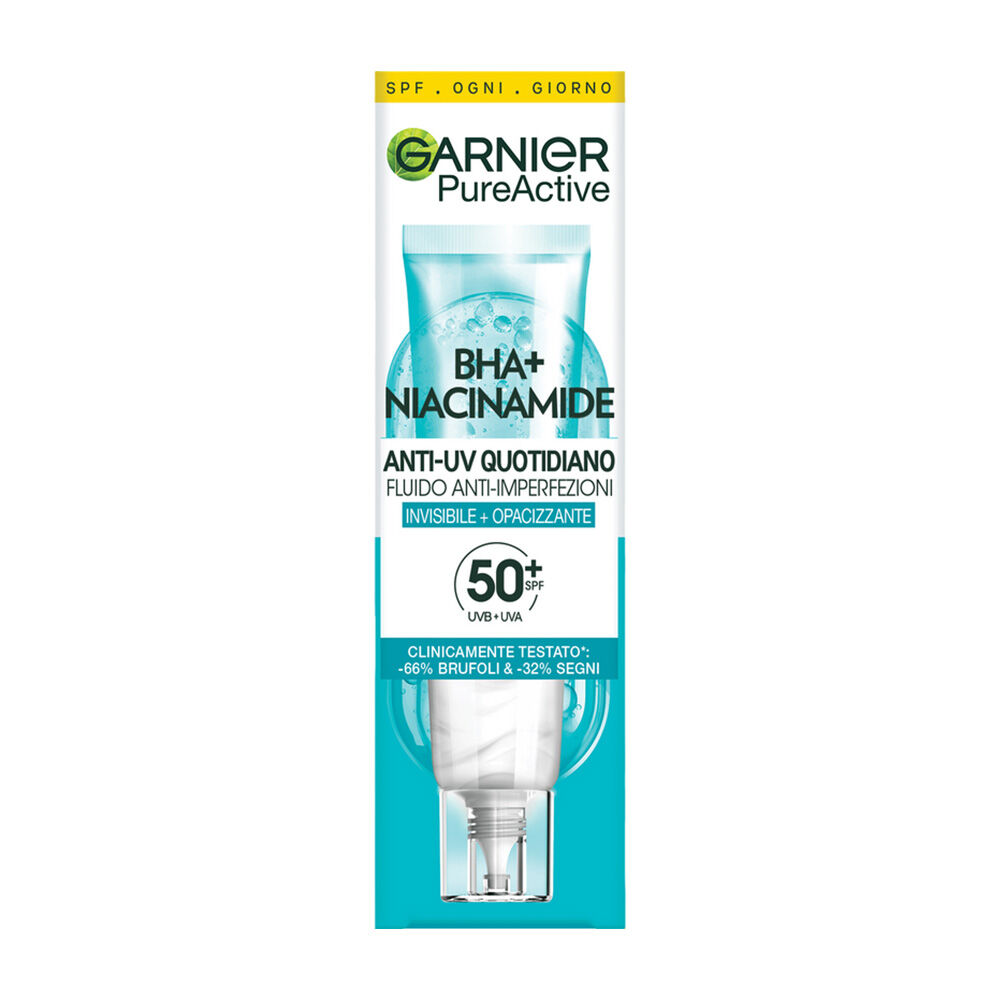 Garnier Fluido Anti-Imperfezioni BHA+ e Niacinamide SPF50+ - -