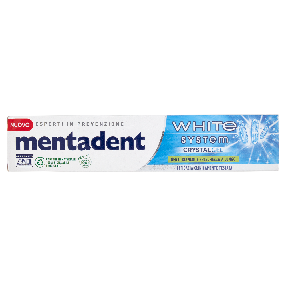 Mentadent Dentifricio Crystal Gel - -