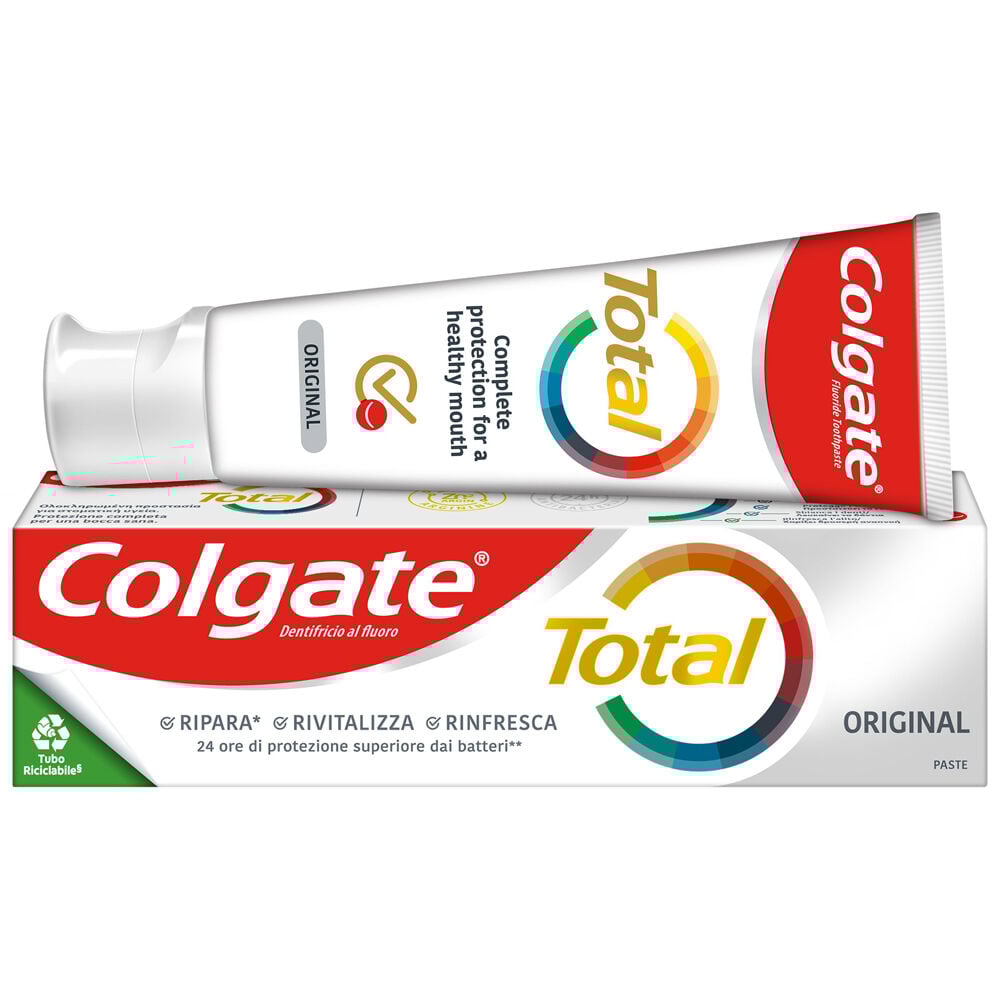 Colgate Dentifricio Total Original Protezione Completa 24h 75 ml - -