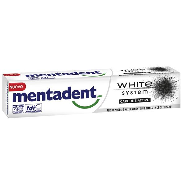 Mentadent White System Carbone Dentifricio 75 ml - -