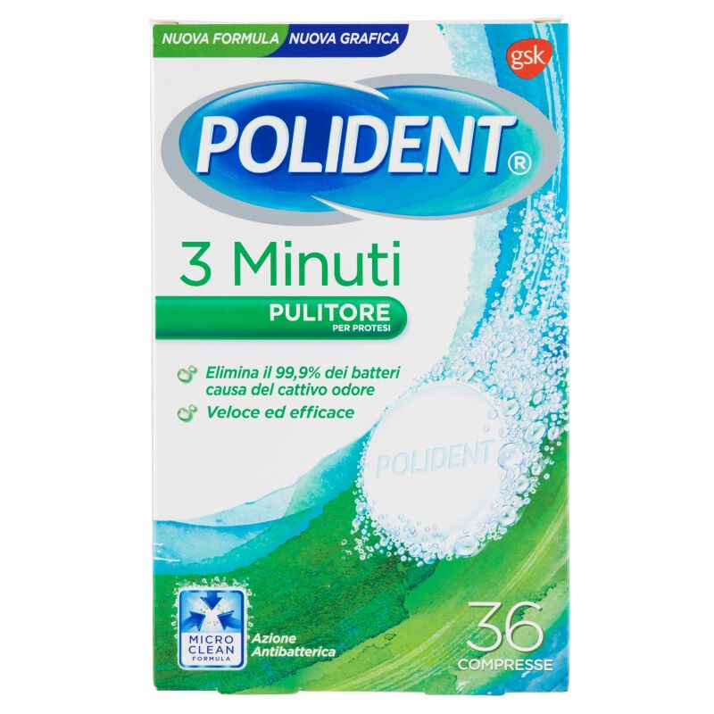 Polident 3 Minuti 36 Compresse - -