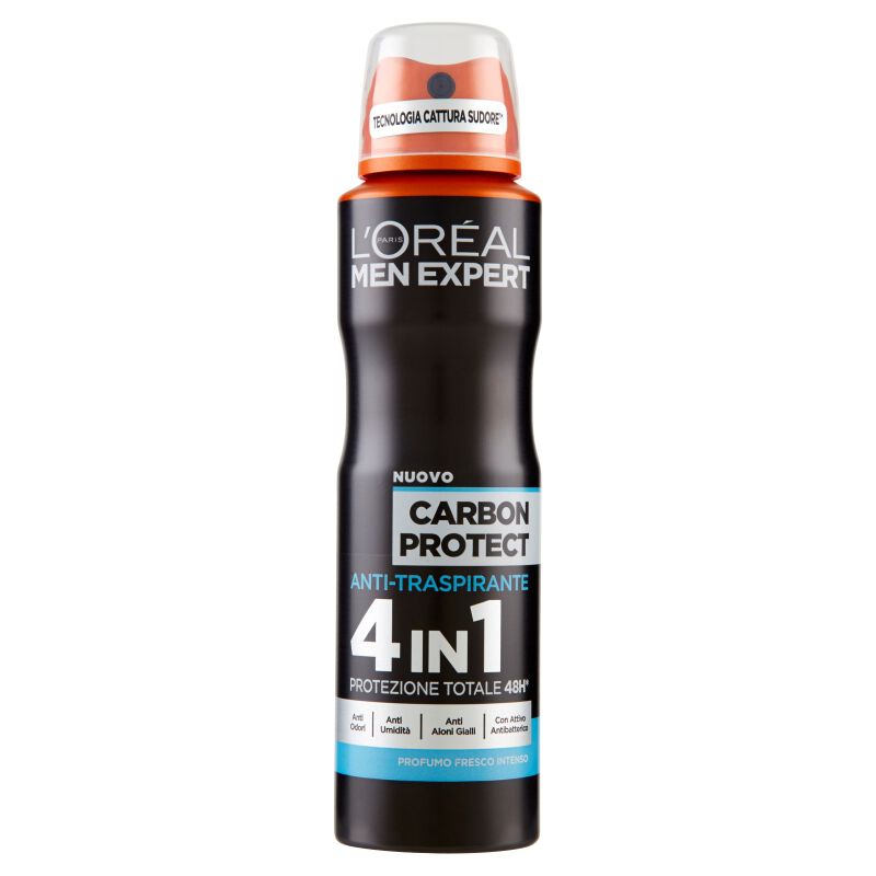 L'Oréal Men Expert Carbon Protect 4 in 1 Spray 150 ml - -