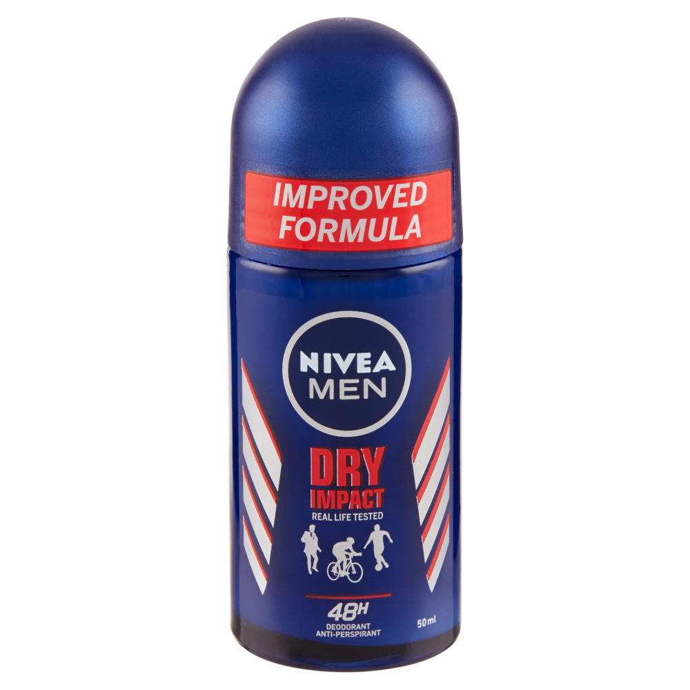 Nivea For Men Dry Deodorante Roll-On 50ml - -