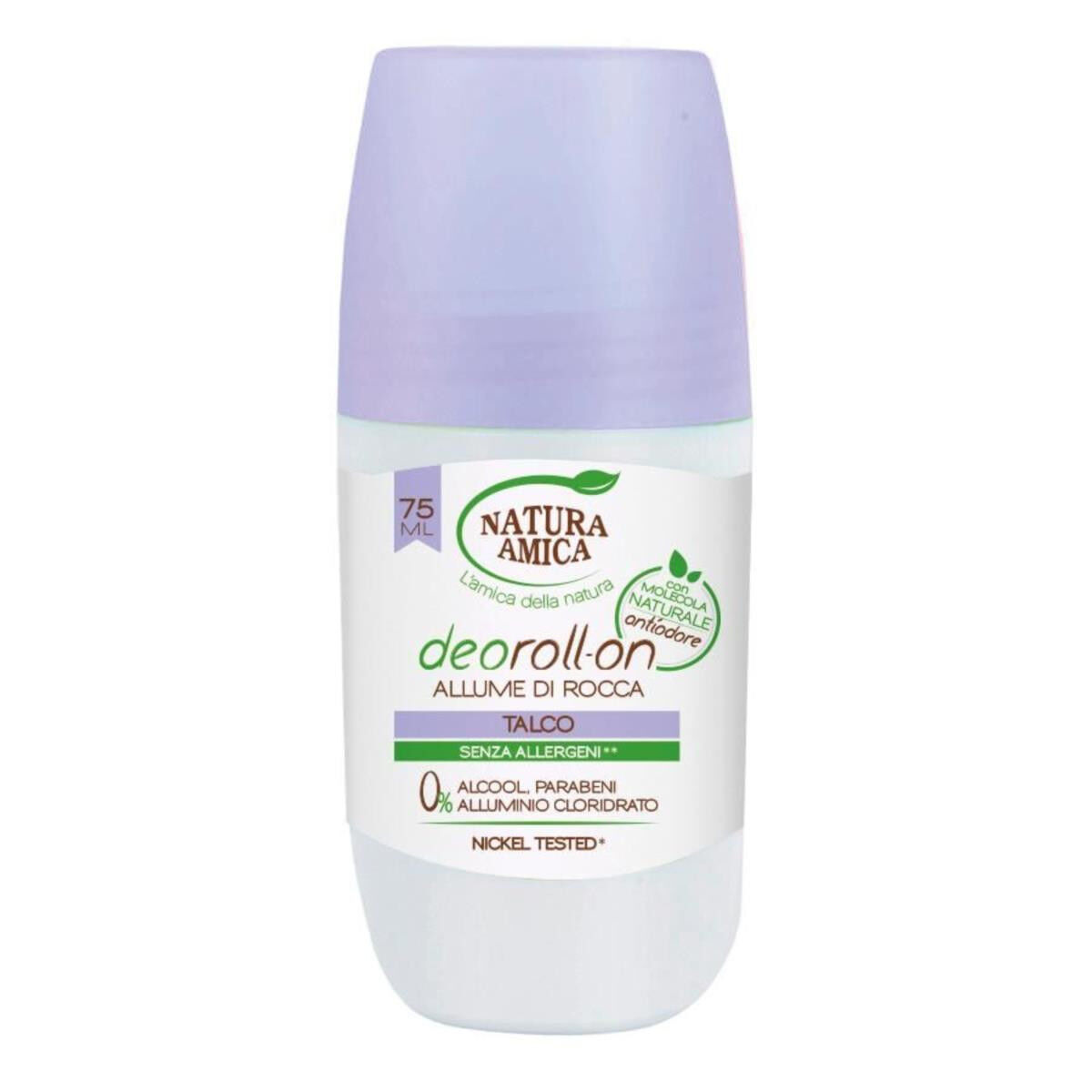 Natura Amica Talco Deodorante Roll -On 75ml - -