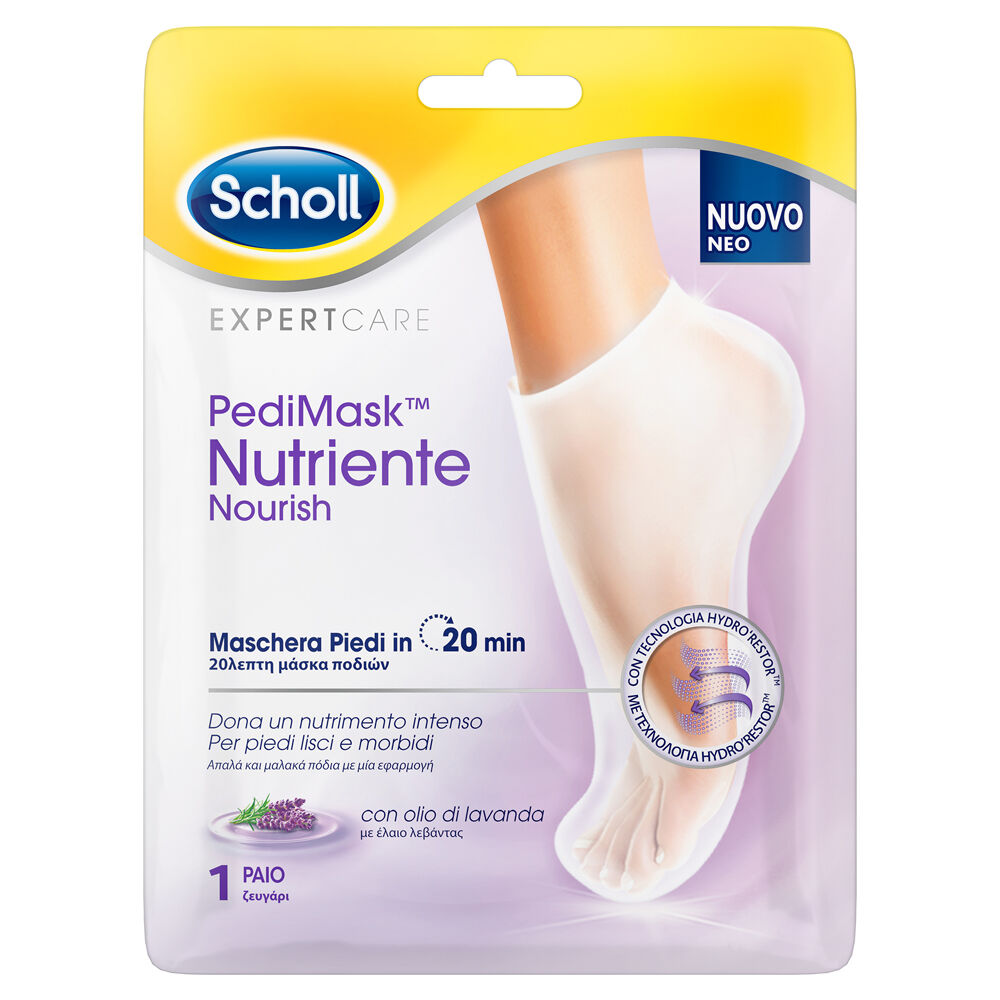 Scholl Pedimask Maschera Piedi Nutriente - Olio di Lavanda - -
