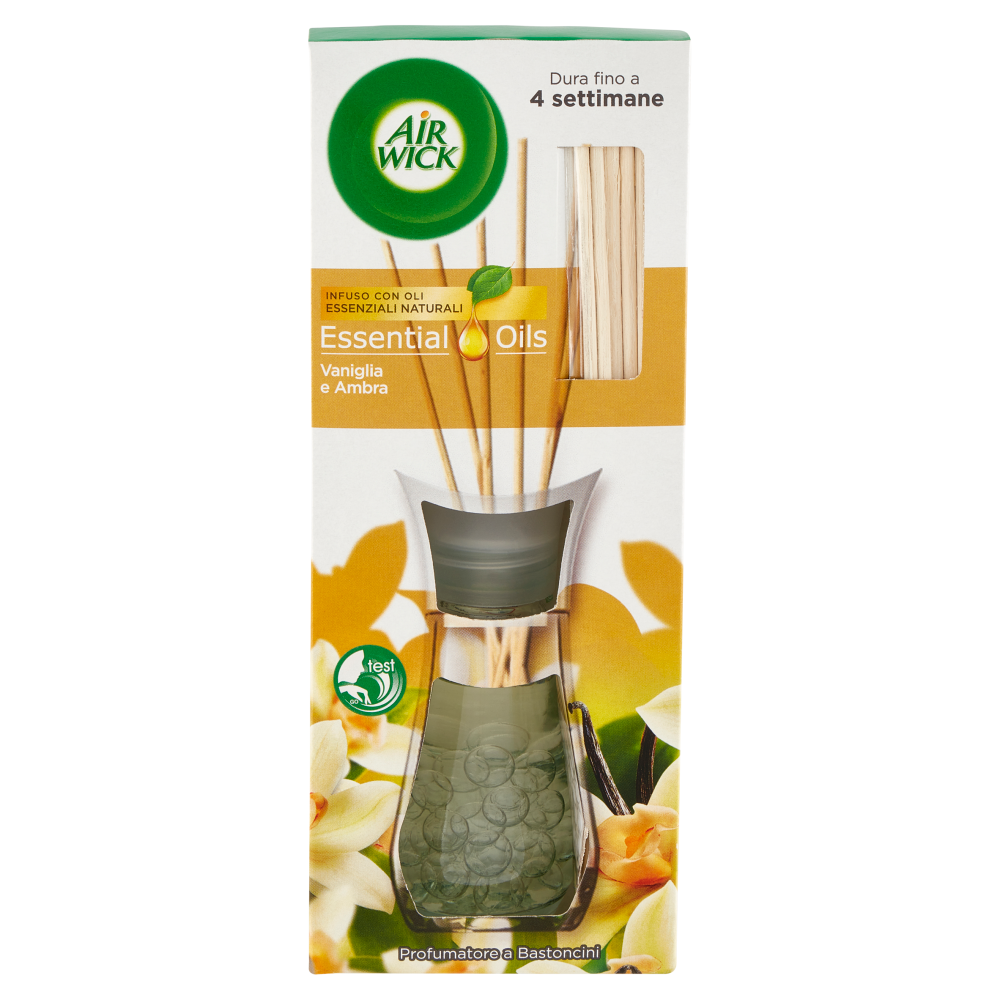 Air Wick Profumatore a Bastoncini Vaniglia e Ambra 25ml - -