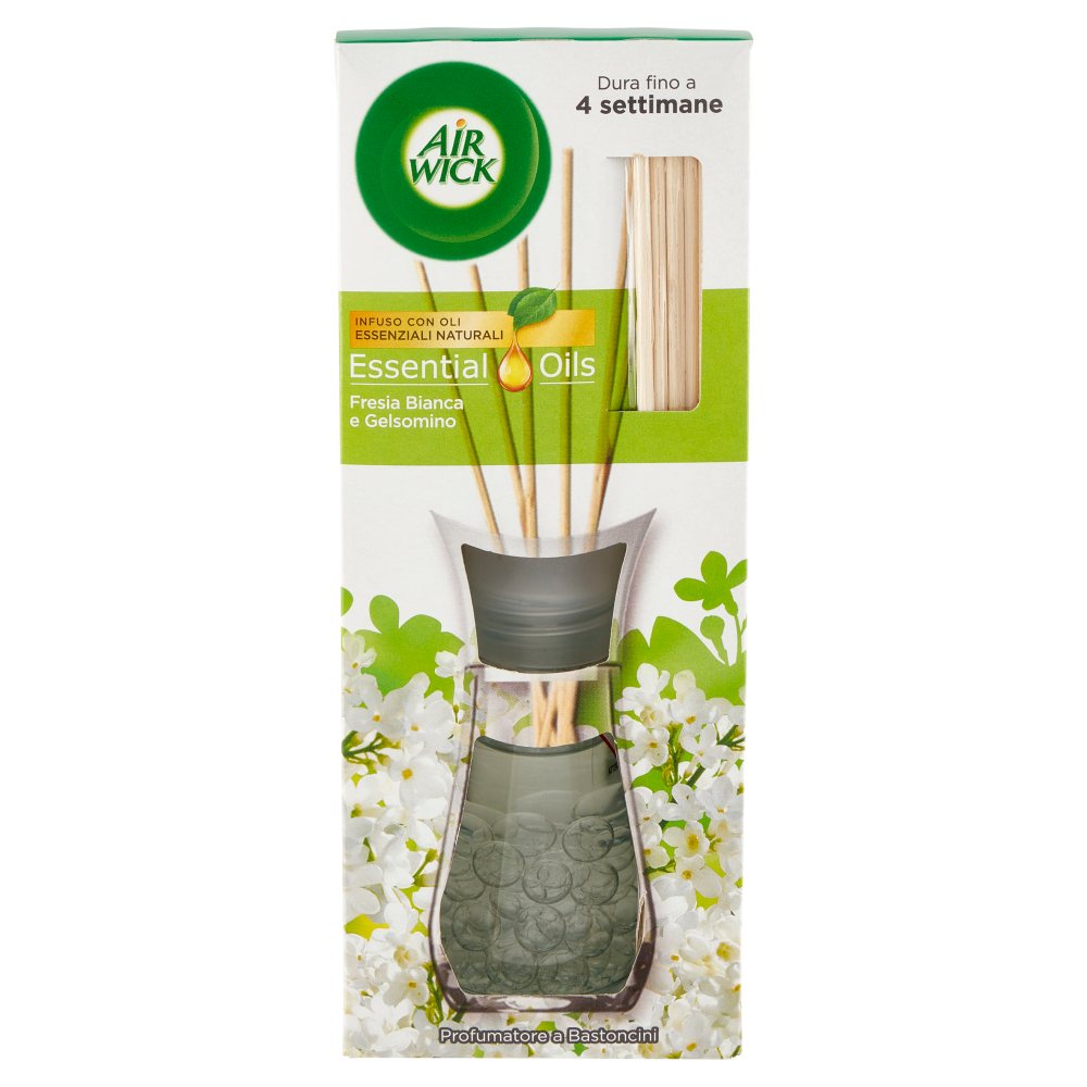Air Wick Profumatore a Bastoncini Fresia Bianca e Gelsomino 25ml - -
