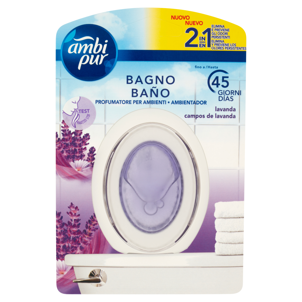 Ambi Pur Bagno 2in1 Lavanda Profumatore Ambiente - -