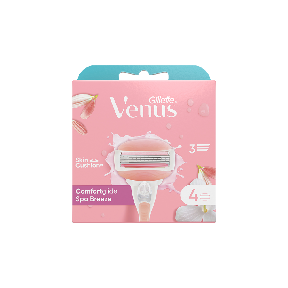 Gillette Venus Comfortglide Spa Breeze Ricambi x4 - -