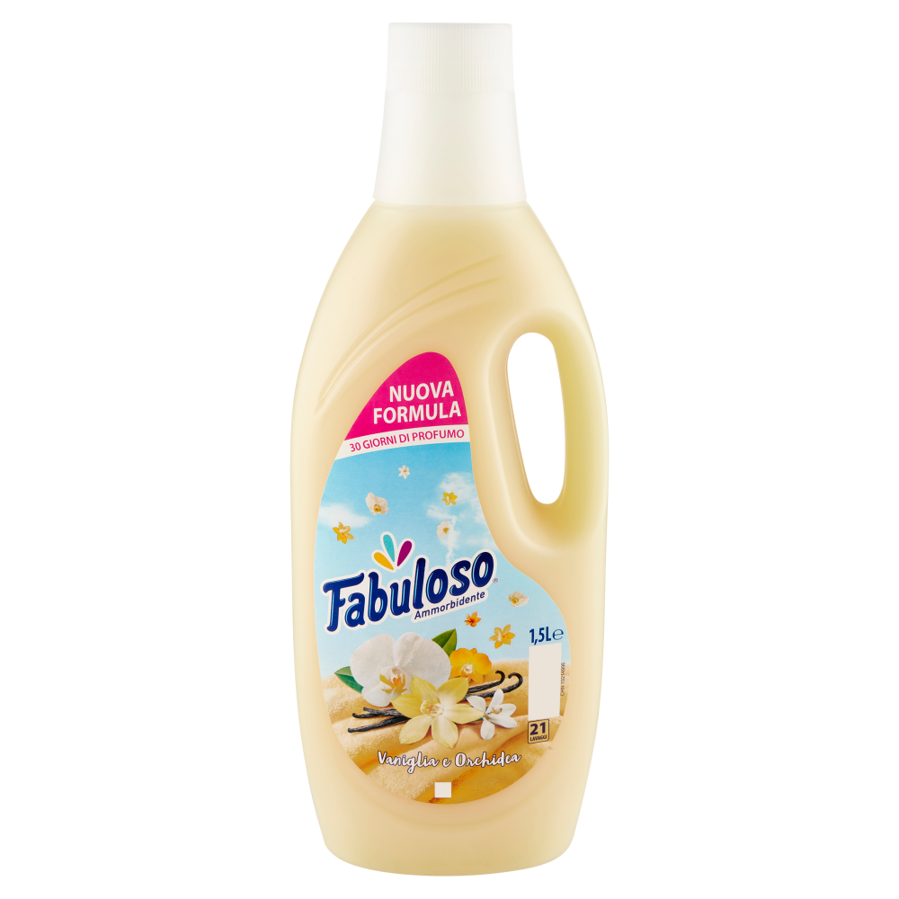 Fabuloso Ammorbidente Diluito Vaniglia e Orchidea 21 Lavaggi 1500ml - -