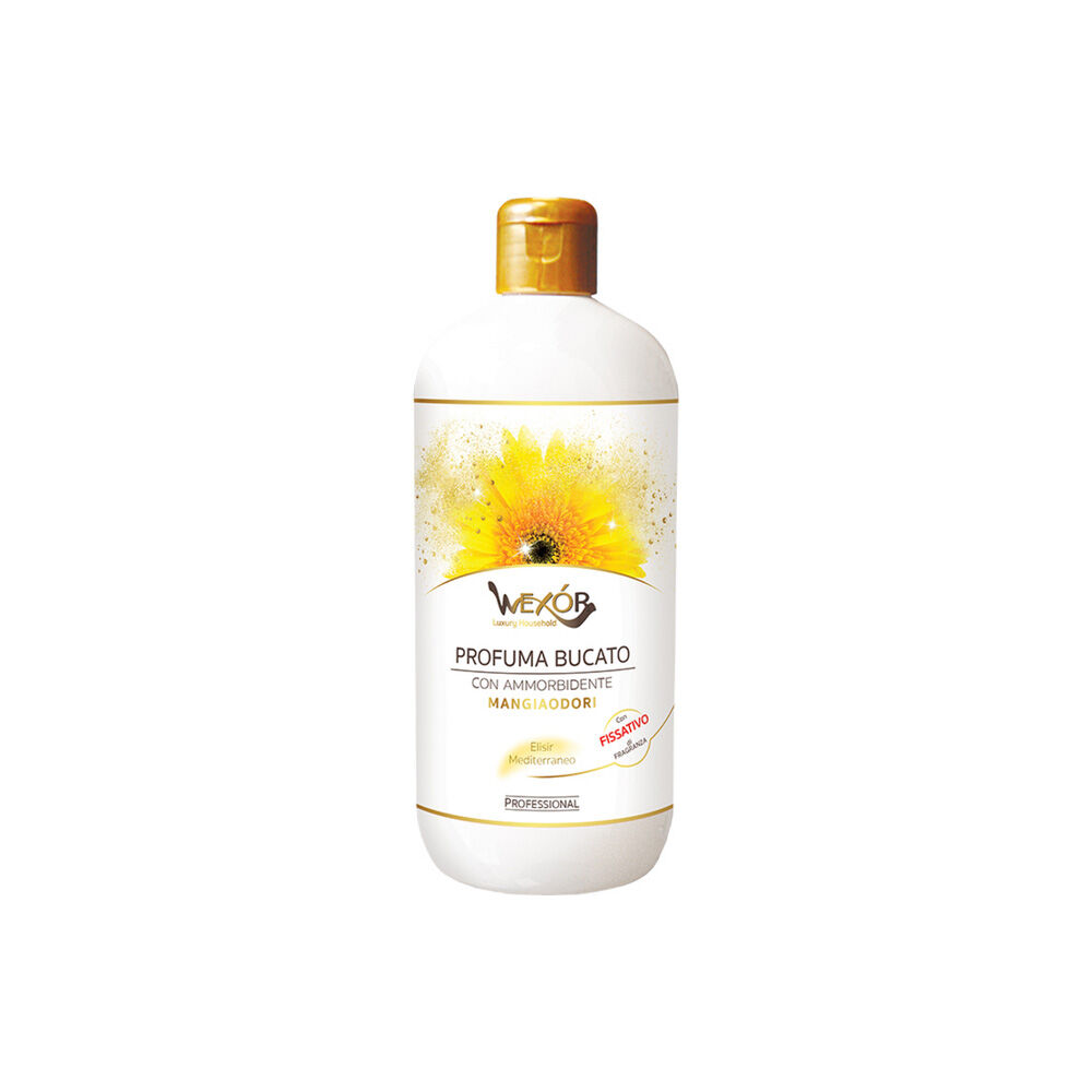 Wexor Profuma Bucato con Ammorbidente Mangiaodori Elisir Mediterraneo 500 ml - -