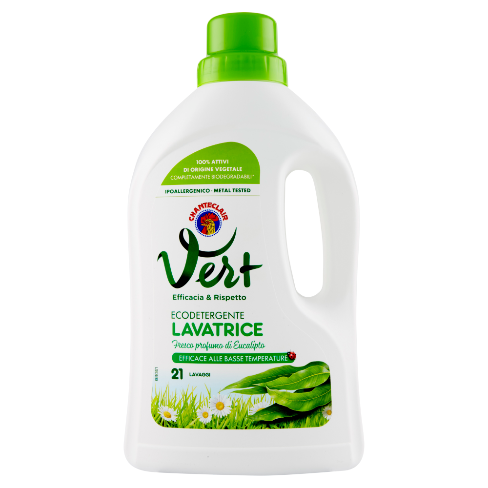 Chanteclair Vert Lavatrice Fresco Profumo di Eucalipto 21 Lavaggi - -