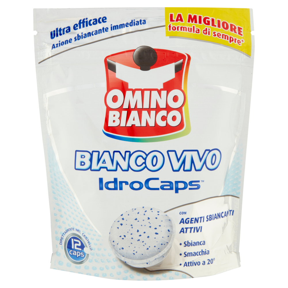 Omino Bianco Idrocaps Bianco Vico 12 Pezzi - -