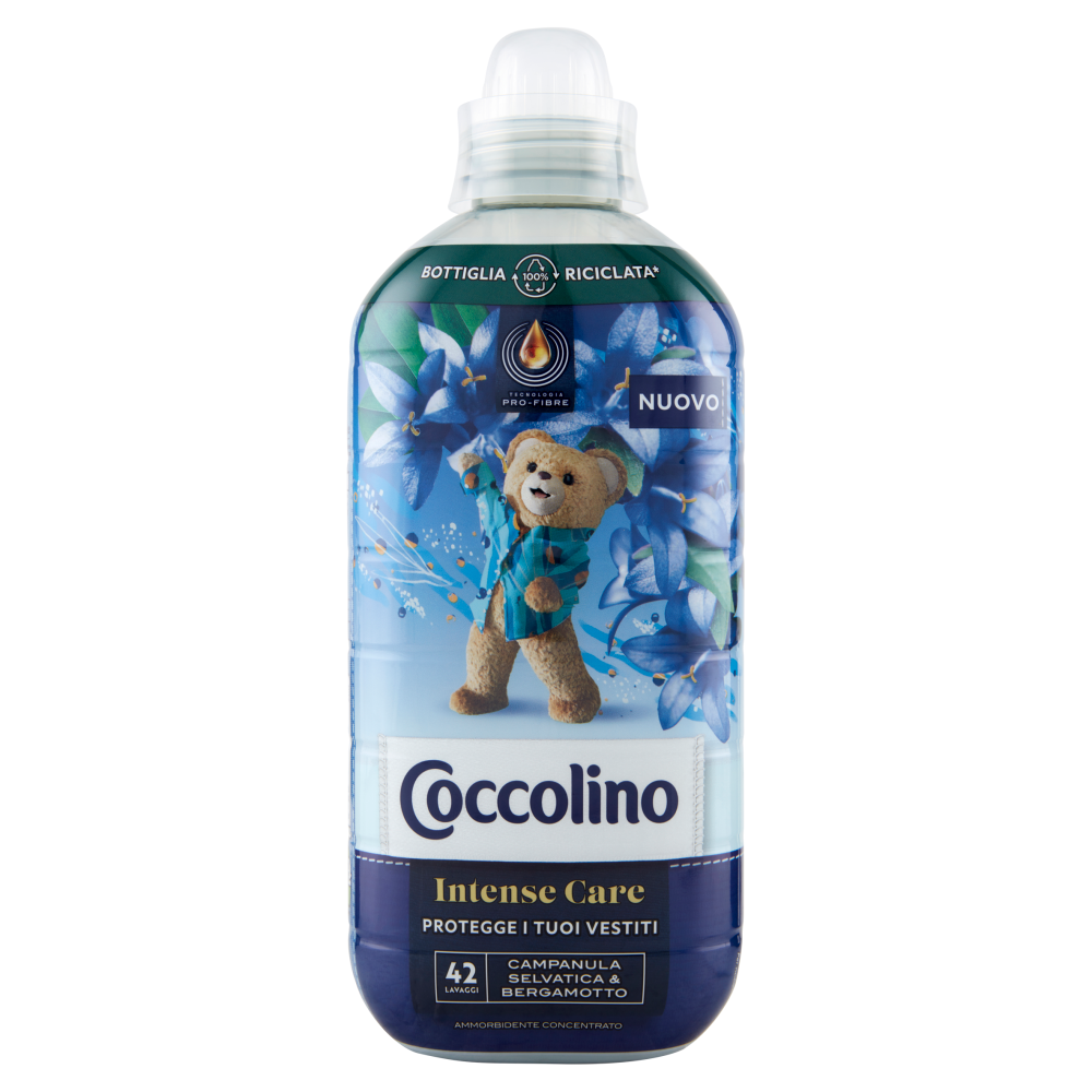 Coccolino Ammorbidente Concentrato Intense Care Campanula Selvatica & Bergamotto 42 Lavaggi - -