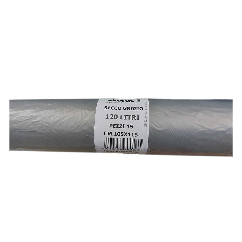 Virosac Sacchi 105x115 cm Pz15 Grigio HDPE - -