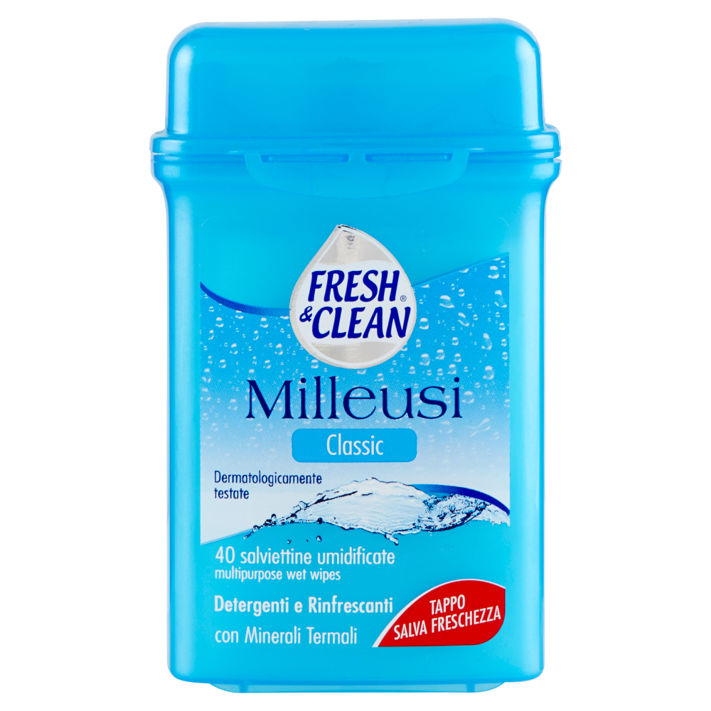 Fresh & Clean Salviette Milleusi Assortite 40 Pezzi - -