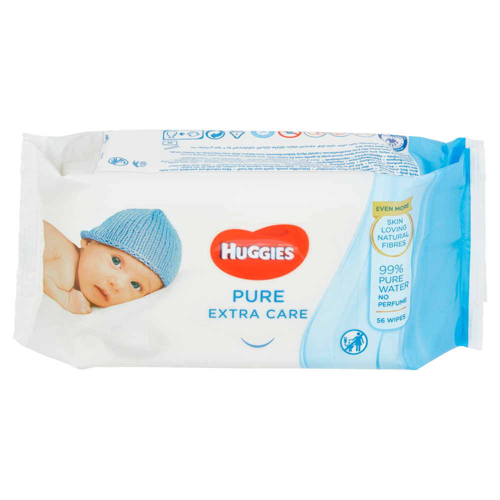 Huggies Pure Extra Care Wipes Salviettine 56 pz - -