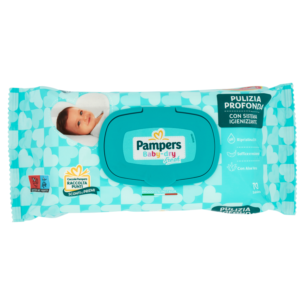 Pampers Baby-Dry Fresh 70 Salviettine - -