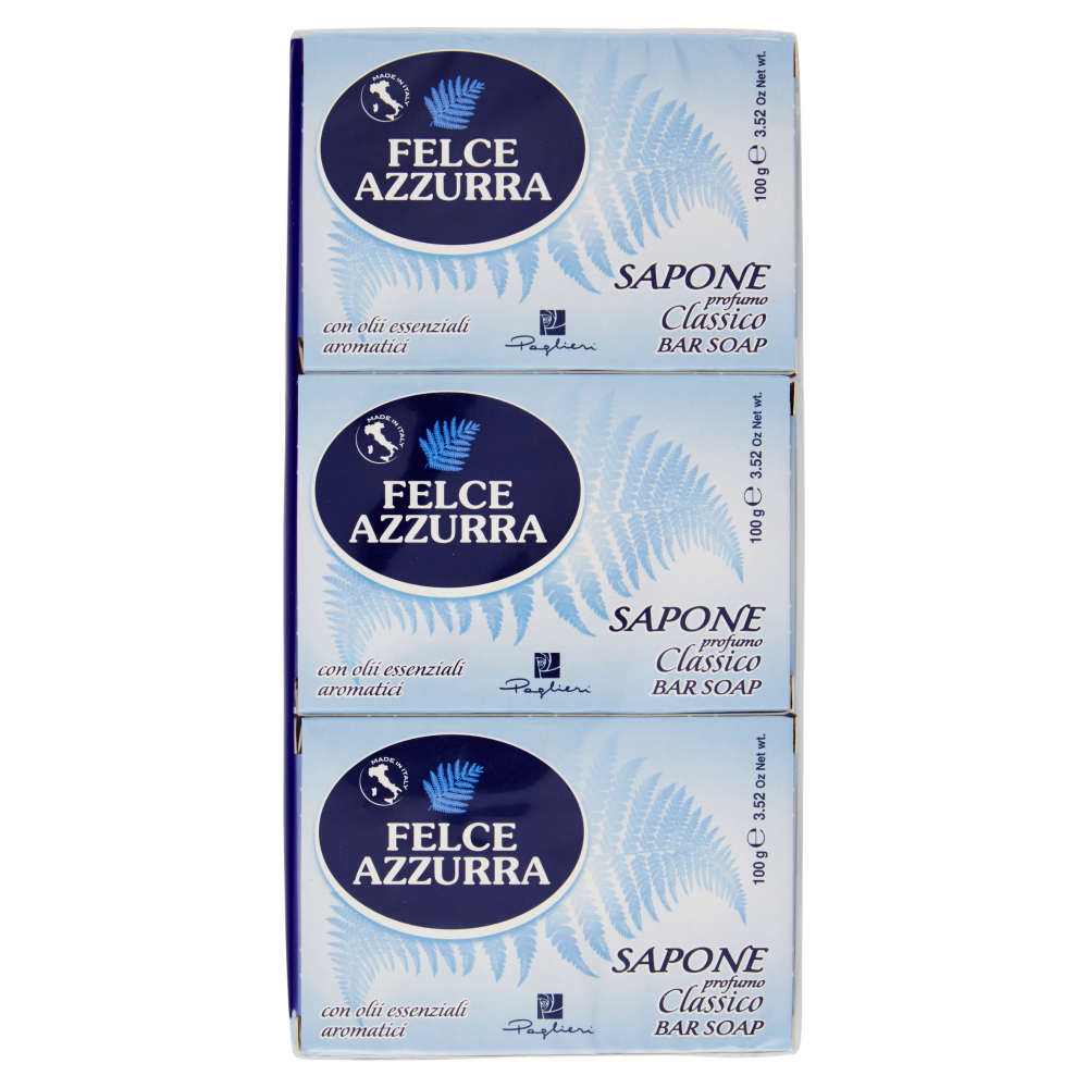Felce Azzurra Classico Sapone 3 Pezzi 100g - -
