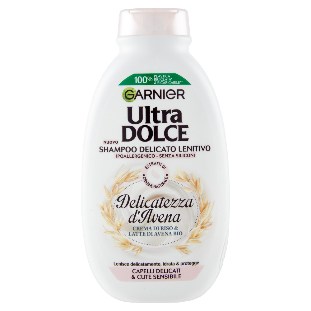 Ultra Dolce Shampoo Crema di Riso e Latte di Avena 250 ml - -