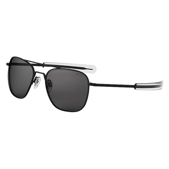 Randolph Engineering Uomo Af065 Matte Black Occhiali Da Sole Outlet Metallo Nero Grigio Squadrata Normale