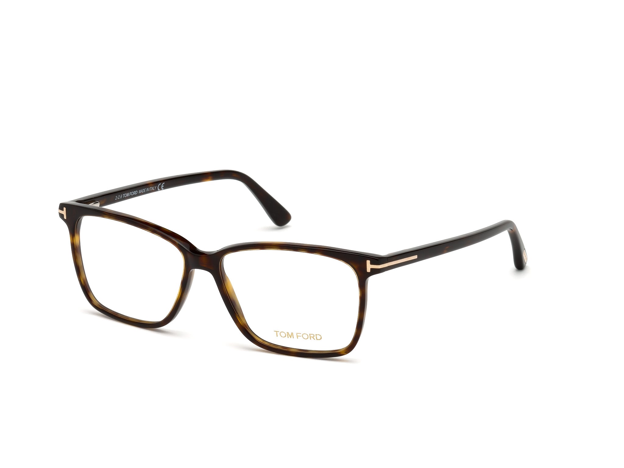 Tom Ford Uomo Ft5478-B 52 Montature Da Vista Acetato Havana  Geometrica Normale